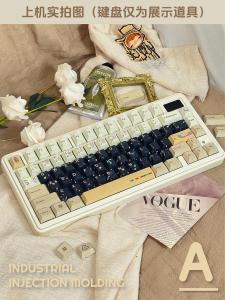 ปุ่มคีย์บอร์ด PBT ทรงอุตสาหกรรม IM Five-Sided Heat Sublimation ป้องกันแสงสูง ปุ่มคีย์บอร์ดแบบปรับแต่งได้ ปุ่มคีย์บอร์ดแบบไร้สาย Bluetooth