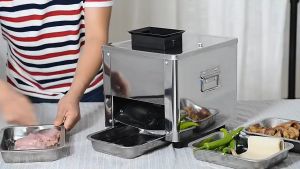 เครื่องหั่นเนื้อ เครื่องหั่นหนังหมู เครื่องหั่น ตัด สไลด์เนื้อเป็นชิ้น เครื่องตัดเนื้อสด 📌📌พร้อมส่ง