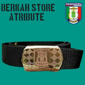 GESPER SABUK SET TALI ASN LOGO KABUPATEN PRINGSEWU MOTIF LOGO TANPA WARNA - EXCLUSIVE