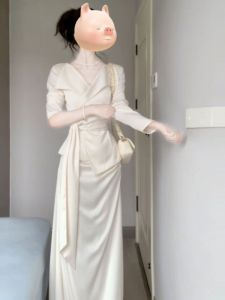 CHANGTONG | Bộ Đồ Thời Trang Thu Áo Sơ Mi Chân Váy