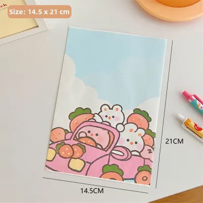 Cute Cartoon Strawberry Rabbit Paper Storage Bag