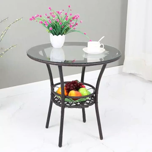 ชุดโต๊ะในสวน: เก้าอี้ในสวน, ชุดโต๊ะกาแฟ, ชูดเทียน ทนแดด ทนฝน ชุดเก้าอี้สวน แข็งแรง เสริมสร้างความสมบูรณ์ 2 ครีม ชุดโต๊ะในสวน garden table and chairs