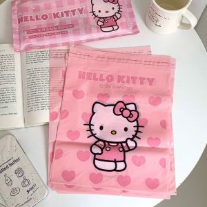 Thickened Disposable Sticky Sanrio Trash Bags Meowth Kurokos Student Dormitory Desk Car Sticker Bags Cartoon Anime Supplies