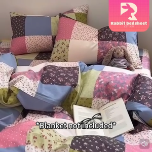 4-IN-1 KING/QUEEN / 2-IN-1 SUPER SINGLE/SINGLE Size CADAR Bedsheet Set LOW PRICE (NOT INCLUDE BLANKET)- RA Bedsheet