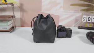 PULUZ | PULUZ Photography Camera Protective Inner Bag Thick Padded Carrying Pouch & Shoulder Strap For SLR & DSLR Cameras Size: L M S