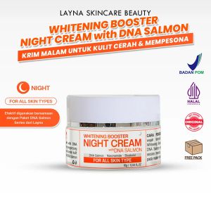 Free Gift | LAYNA NIGHT CREAM DNA SALMON | LAYNA WHITENING BOOSTER NIGHT CREAM DNA SALMON