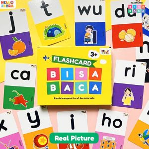 GMB Flashcard Bisa Baca Hello Zebra