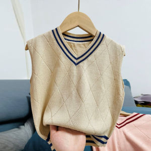 Áo Len Dệt Kim Mỏng Cổ Chữ V Thời Trang Cho Bé Trai Và Bé Gái Mùa Xuân Thu Đông Năm Tuổi Mặc Trong Ngoài Trời Thường Ngày