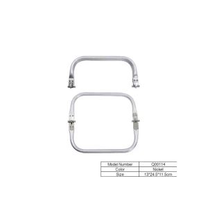 1Pcs Metal Kiss Clasp Purse Frame Aluminium Tube Bag Handle Wallet Frames Buckle DIY Clutch Handbag Parts Hardware Accessories