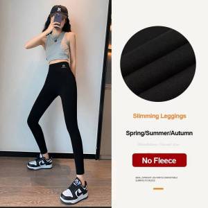 New Thicken Fleece Winter Winter Warm Leggings Women High Waist Velvet Tight Thermal Trousers Casual Cashmere Pants Yoga Pants