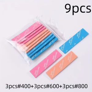 9 Miếng Giấy Nhám Bọt Biển Có Thể Giặt Được Khối Chà Nhám Đa Năng Dùng Cho Việc Tự Làm Mô Hình Sở Thích # 400 Đến # Dải Độ Nhám 2000 Grit