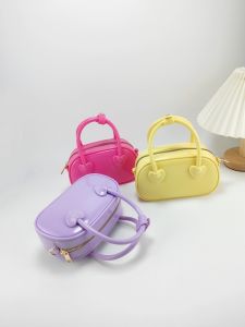 Fashionable Pink Jelly Handbag Womens Shoulder Crossbody Chain Bag 2025 New Style Spring Summer Handbags Womens Bags