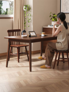 FWTDF | Retro Solid Wood Dining Table Set