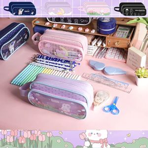 Kapuas - Tempat Pensil Anak Dewasa Trasnparan Motif Cartoon PC08