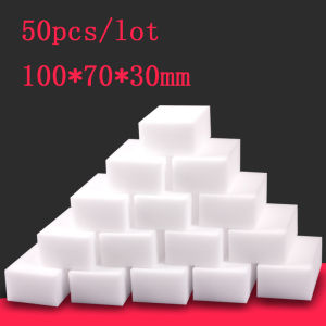 50pcs White Magic Melamine Sponge Eraser Kitchen Office Bathroom Clean Accessory/Dish Cleaning Nano 100*70*30mm