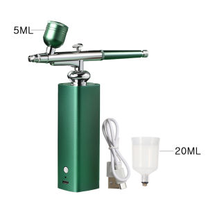 Nail Airbrush Air Compressor Portable Airbrush For Nail Cake Tattoo Makeup Air Brush Nail Art Paint Compressor Oxygen Injection