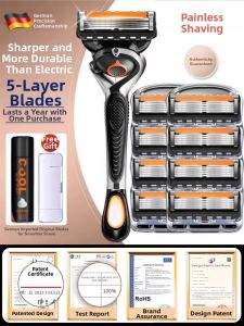 YIHAO | Mens 5-Blade Manual Razor