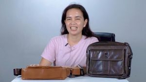 TAS BAHU BULLCAPTAIN Sling bag Kulit ASLI SAPI import LK230