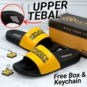 Sandal Slop Pria Sendal Selop Laki Laki Dewasa Slip on Slide KTN Sol Kuning