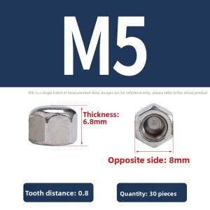 POWER&STRONG | Stainless Steel Cap Nut Hexagonal Cover Screw Cap Decoration