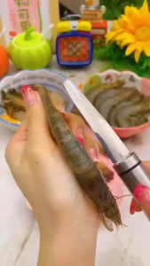 Multifunctional Knife Fast Shrimp Peeler Fish Scale Knife Stainless Steel Shrimp Line Cutter Cutting Scraping Knife Kitchen Tool