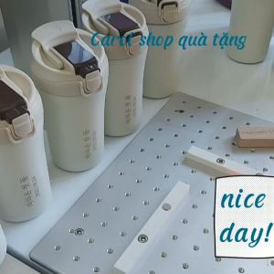 Ly giữ nhiệt 410 ml quà tặng khắc tên riêng quà tặng khắc tên siêu cute khắc hình ảnh riêng.