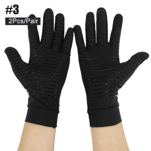 1Pair Compression Arthritis Gloves Women Men Joint Pain Relief Half Finger Brace Therapy Non-slip Therapy Gloves Wrist Support