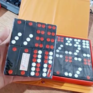 至尊天九牌 双天 至尊 天九牌 乌背 乌牌 乌色黑色赌场款式 高档密胺牌九 18# DOMINO Pai Gow #4452 #20 #Pai #Gow #天九牌 #牌九 #中式