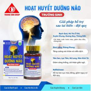 Thực phẩm bảo vệ sức khoẻ- hoạt huyết dưỡng não hộp 60 viên