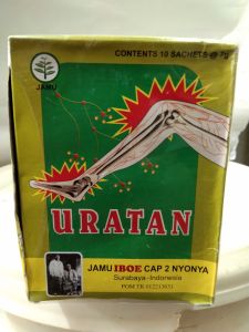 IBOE JAMU BUBUK HERBAL URATAN 10 Sachet(7 gram)