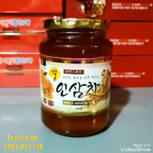 Sâm ngâm mật ong chính hãng chai 580ml - Sâm tươi mật ong - Tăng đề kháng bổ phổi giảm ho - tranglinh