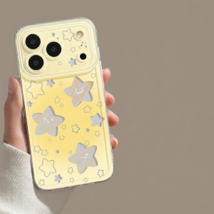 YOUSIDUN | Magnetic Stand iPhone 17 Case Gradient Star Yellow