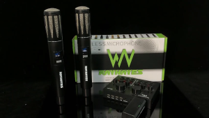 RAYHAYES rechargeable wireless microphone all-metal microphone FM signal receiving distance 100M