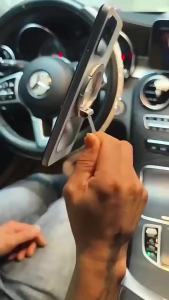 Ultra Magnetic Car Phone Holder Car Phone Mount Folding & 360°Rotation All-Metal Cell Phone Holder for Car Fit for iPhone 15/14/13/12 Pro Max/Plus/