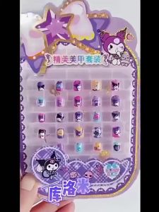 พร้อมส่ง สติ๊กเกอร์ติดเล็บเด็ก Kuromi สติ๊กเกอร์ติดเล็บ ลายการ์ตูน Sanrio สำหรับตกแต่งเล็บเด็ก ของเล่นเด็ก ของขวัญเด็ก ของแจกเด็ก