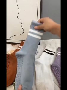 Vớ Silicon Chống Trượt Tập Yoga 2 Sọc Ngang - 100style