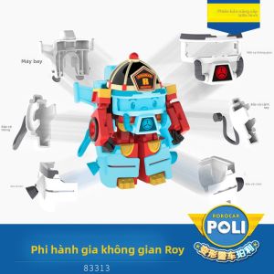 Robocar Poli | Bộ Đồ Chơi Xe Cứu Hỏa Biến Hình & Nhân Vật Roy & Robot Lặn cho Trẻ 3-9 Tuổi