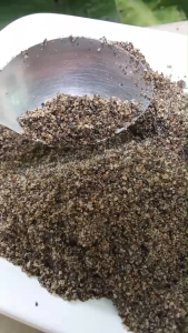 งาดำคั่วบด (ผลิตสดใหม่) กลิ่นหอมประโยชน์เยอะ