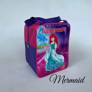 Tas bekal karakter disney Tupperware (NemoDory Toy storymermaid princess) zipper bunga es