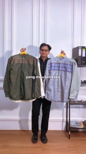 Dgm kemeja koko pria lengan panjang premium 011 A