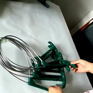 อุปกรณ์เลี้ยงหมู คีมปากหมู ลวดมัดปากหมู เชือกดึงปากหมู ชุดจับหมู ช่วยฉีดง่าย ลวดหนา แข็งแรง ทนทาน