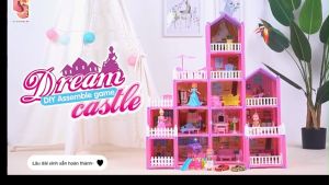 Bộ Đồ Chơi Lắp Ráp Mô Hình Nhà Búp Bê Lâu Đài Biệt Thự Công Chúa Xinh Xắn Bằng Nhựa - SOHANEI FAM