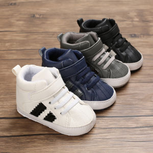 New 0-18Months Baby Shoes Leather Soft Sole Fashion Boots Toddler Kids Boys Girls Walker Baptismal Sneakers