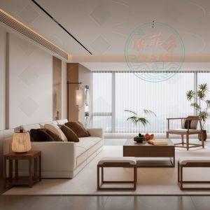 New Chinese Style Solid Wood Sofa Coffee Table Set Song Style Aesthetic Hotel Homestay Club Designer Living Room Furniture