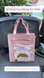 Student Tote Bag & Waterproof Tutoring Bag: A4 Size & Thickening Handbag for Kids