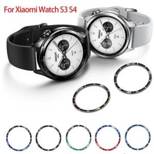 Metal Bezel Ring For Xiaomi Watch S4 S3 Protection Ring Cover Watch Accessories