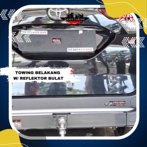 Towing Bumper Belakang Dengan Reflektor Bulat Premium Kualitas Grade A - Untuk Mobil ALL NEW AVANZA & XENIA Aksesories Mobil Bisa COD
