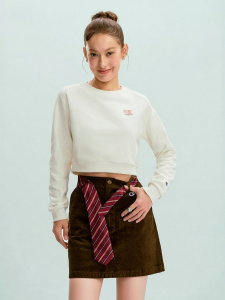Champion | Glittering Sporty Style Sweatshirt Cotton