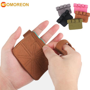 1Pair Workout Weight Lifting Fitness Gym Barehand Gloves Rowing Non-Slip Callus Guard Padded Grip for Cross Training Pull Up Hand Palm Protection