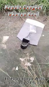 Kepala Cangkul Ukuran Kecil Baja Asli Lokal